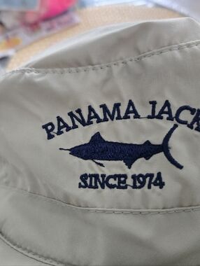Panama Jack Navy and Khaki Bucket Hat
